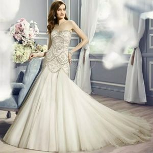 Moonlight BeadedMermaid  Wedding Dress